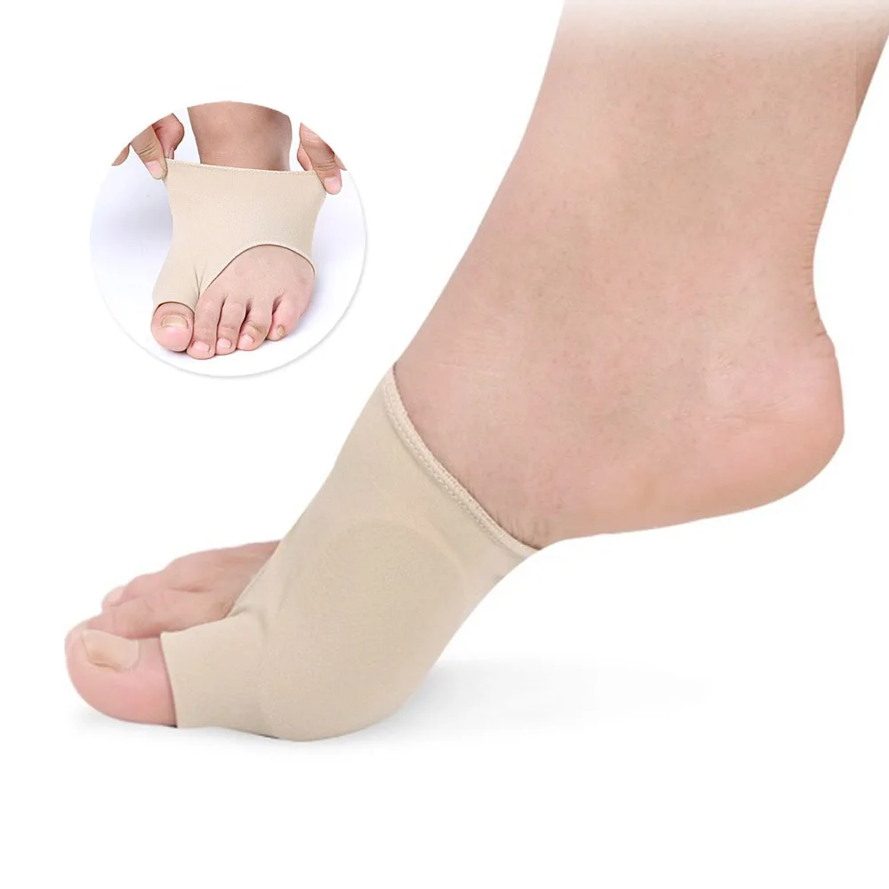 1 пара коррекции вальгусной силикона носком Сепаратор ортопедические скобки педикюр Носки для девочек большого пальца стопы Обувь стельки массажер для ног