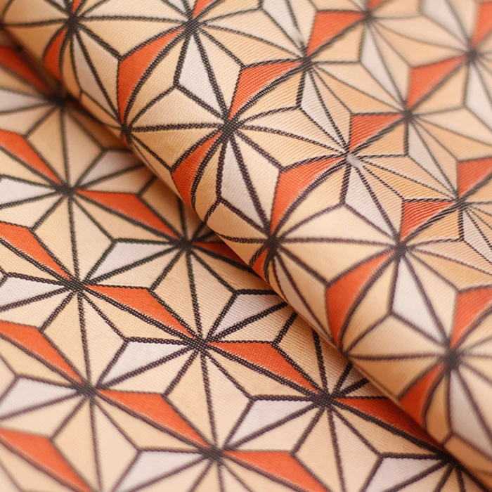 

Fashion jacquard fabric 145cm wide abstract square jacquard clothing fabric European and American style fashion dress fabric