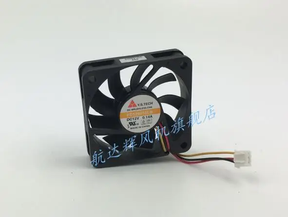 

FD126015LB 6015 12V 0.14A 3 wire power fan, CPU fan
