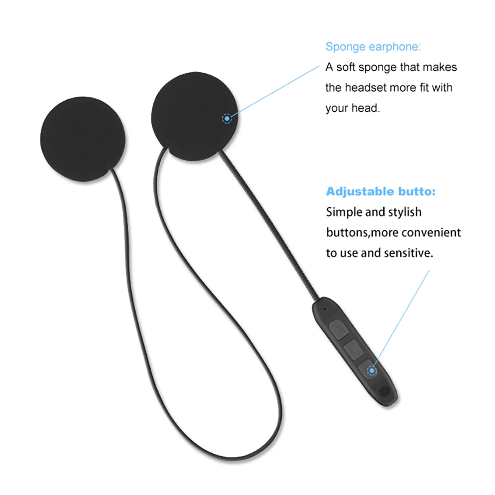 Мотоциклетная Bluetooth гарнитура с защитой от помех для мотоциклетного шлема