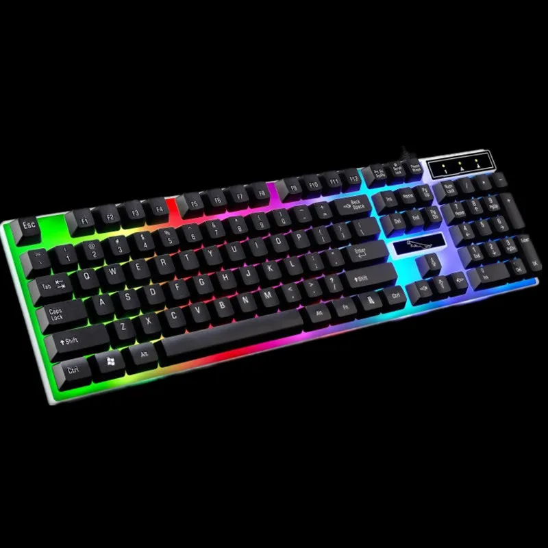 Buy Wired USB Computer Keyboard Colorful Backlight