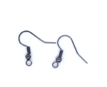 

DoreenBeads Copper Earring Components Earring Findings Twist Gunmetal 18mm( 6/8") x 19mm( 6/8"), 70 PCs