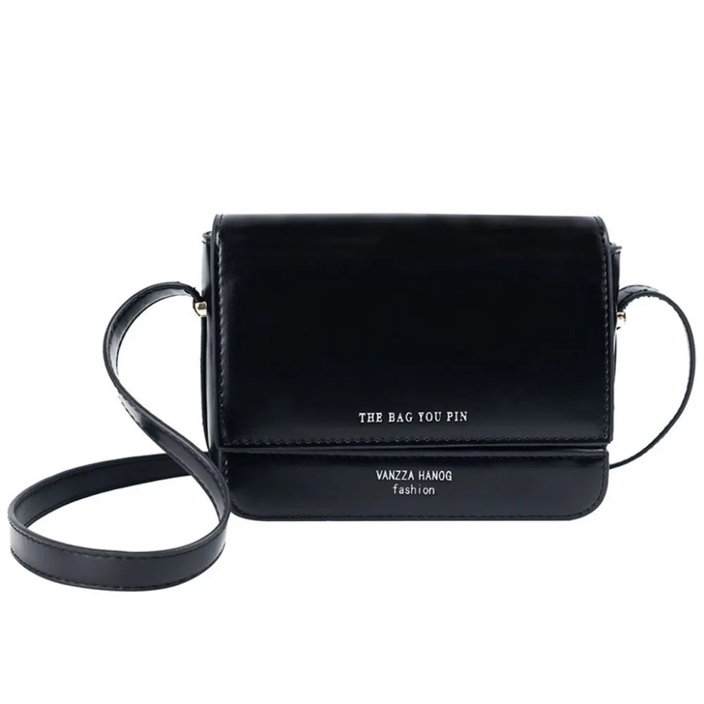 

2019 High Quality PU Leather Ladies Messenger Bags Small Square Bag For Women Single Shoulder Bag Retro Solid Handbags 10May 16