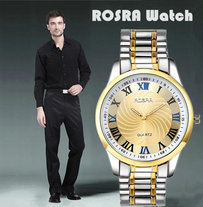 Man Watch 2019 Rosra Men Watches Stainless Steel Watch Men Business Wristwatches relogio masculino horloge mannen montres homme Man Watch 2019 Rosra Men Watches Stainless Steel Watch Men Business Wristwatches relogio masculino horloge mannen montres homme