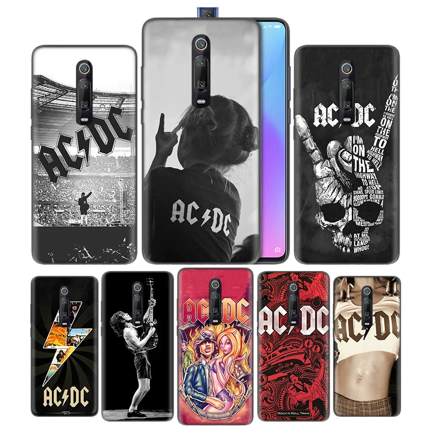

Silicone Case for Xiaomi Redmi K20 Pro K20Pro Mi 9T RedmiK20 9 Shell Cell Moblie Phone ACDC Rock Ac DC Angus young