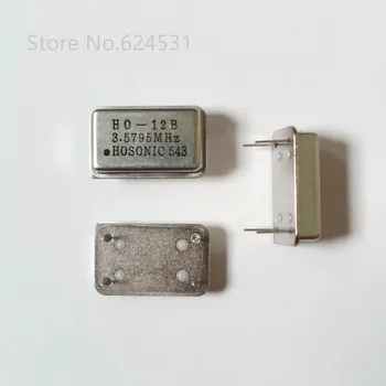 

5pcs In-line active crystal OSC DIP-4 rectangular clock vibration full size 3.579545MHZ 3.579MHZ