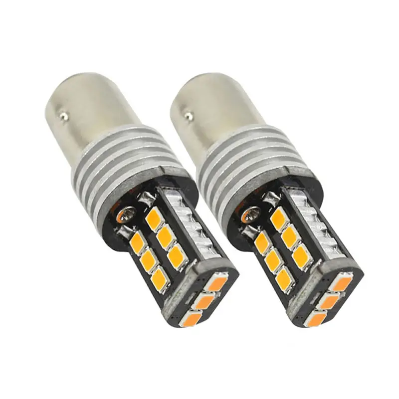 2 шт. Янтарный, оранжевый 1156-2835 15-SMD BA15S P21/5 W СВЕТОДИОДНЫЙ Автомобильный сигнальный светильник s лампа авто Обратный светильник дневной ходовой светильник