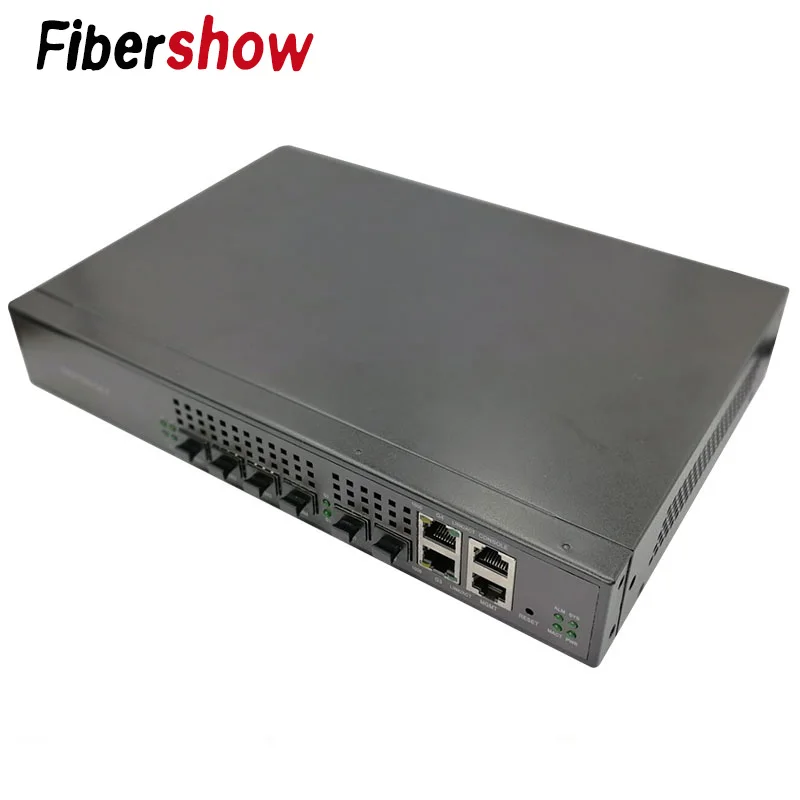 EPON OLT 4PON Ports FTTH Mini OLT CATV Carrier Grade High Density Fiber Optic High Quality Small 
