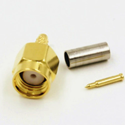 

10pcs/lot SMA Male Plug Crimp RG174 RG316 LMR100 Cable RF Connector