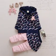 Весенний детский комплект одежды для девочек, детская одежда с цветочным рисунком осенняя одежда, спортивный костюм для девочек, толстовка с капюшоном+ юбка, штаны детский спортивный костюм из 2 предметов