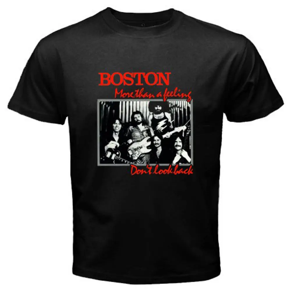 New Boston Rock Band Legend Album *Brad Delp Men's Black T Shirt Size S ...