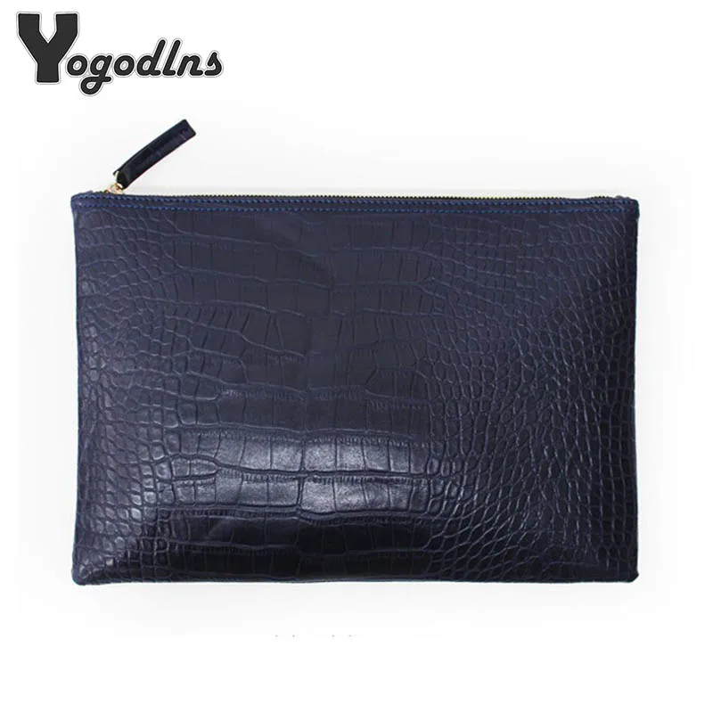 Fashion clutch evening bag female Clutches Handbag crocodile grain women's clutch bag leather women envelope bag free shipping