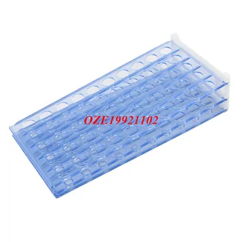 

1PCS Clear Blue Plastic 50 Holes Detachable 16mm Centrifuge Tube Rack Holder