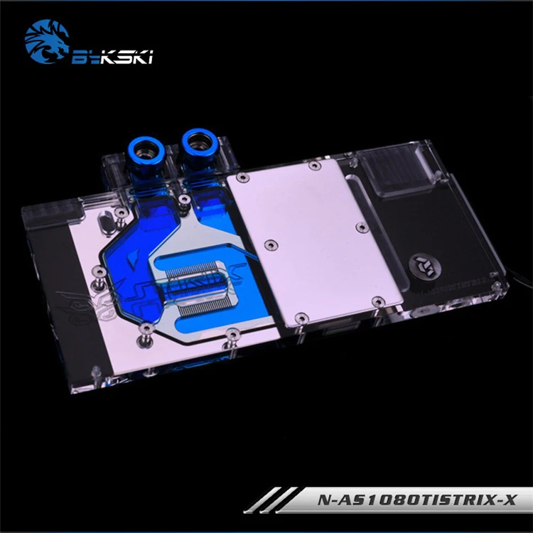 

BYKSKI for ASUS ROG-STRIX-GTX1080TI-O11G-GAMING/1080/1070-O8G-GAMING/1070TI. Full Cover GPU waterblock.P/N:N-AS1080TISTRIX-X