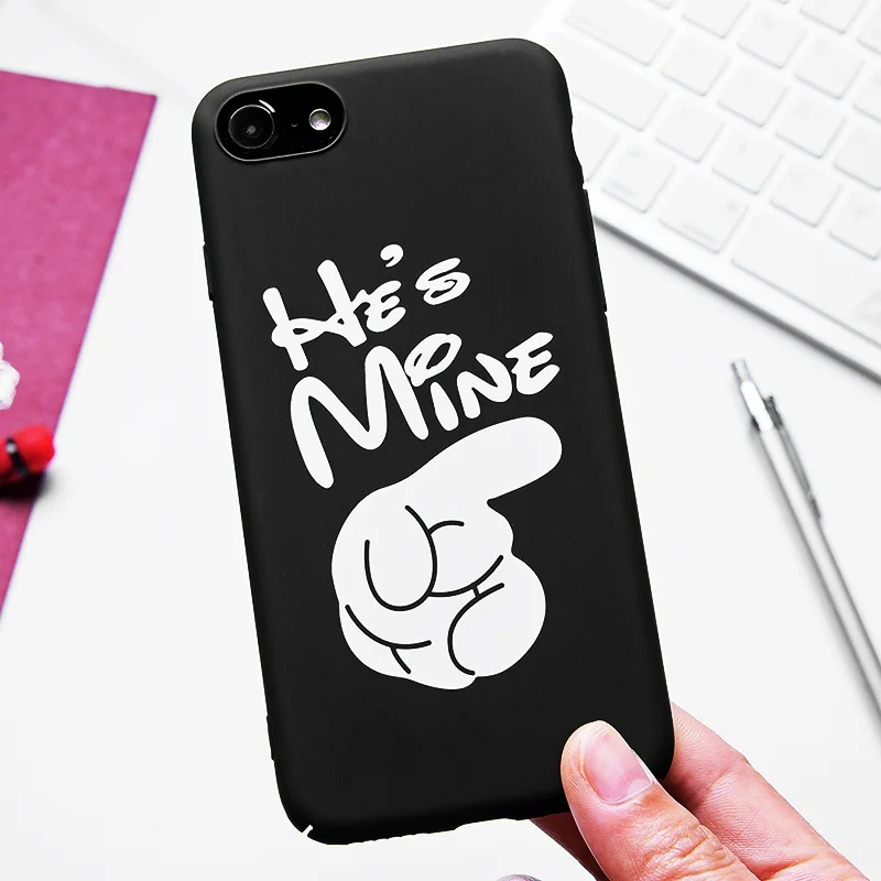 TOMKAS Finger Lovers Case For iPhone 7 8 Plus Case Cute Fashion Cartoon Pattern PC Back Cover For iPhone 6 6S Plus 7 8 Plus Case (5)