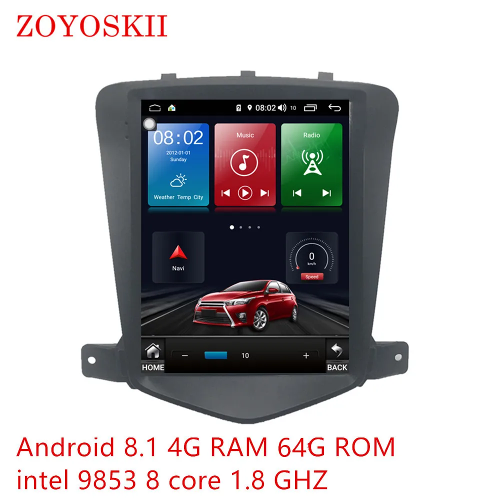 ZOYOSKII Android 8.1 10.4 inch IPS vertical HD screen car gps multimedia radio for Chevrolet Cruze 2009-2015 ZOYOSKII Android 8.1 10.4 inch IPS vertical HD screen car gps multimedia radio for Chevrolet Cruze 2009-2015