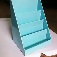 Прочный бумажный стенд для выставочного зала/a4 бумажный стенд для выставки/красивый стеллаж для поздравительных открыток