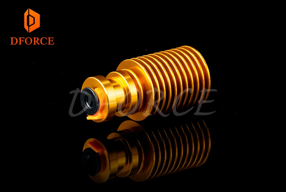 V6 Золотой радиатор для e3d gold hotend радиаторный пульт 1,75 мм прямой и Боуден для подачи 3D принтер titan экструдер AQUA