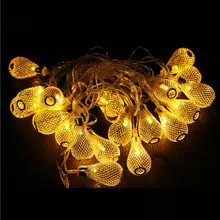 SUNLI HOUSE 3,5 м 20 шт маленькие металлические шары Праздничное освещение, Рождество год Светодиодная лента для наружного и садового освещения