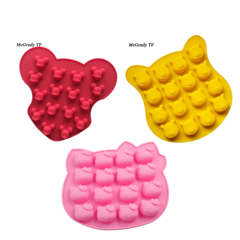 

1PCS Mickey Mouse,Kitten,Raccoon Silicone Mold Cake Decorating Mouse Silicon Mould Chocolate Cookie Cake Mold Mickey Pastry Mold