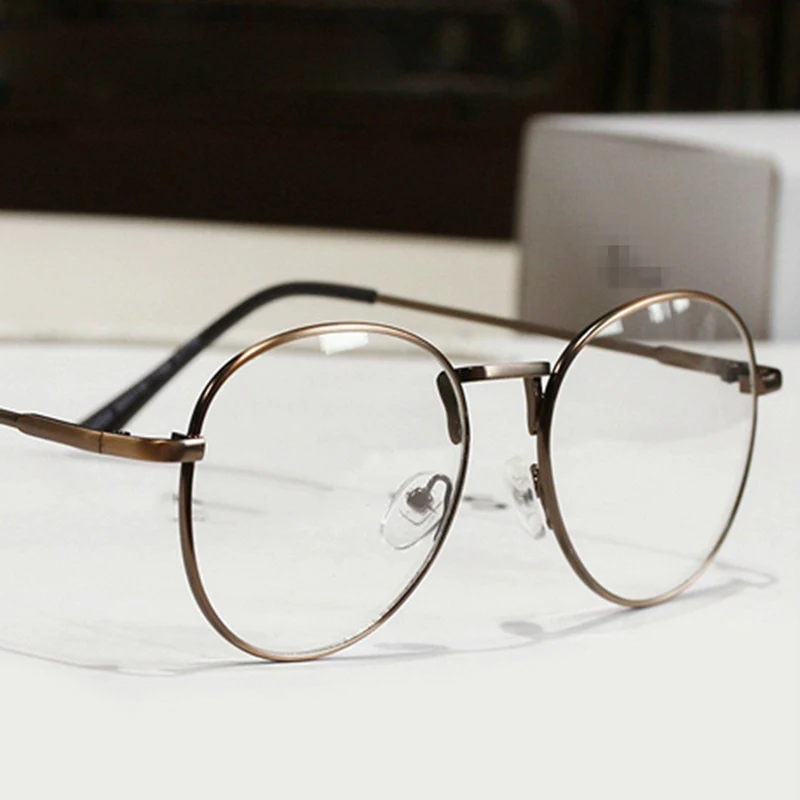 

Kottdo New Fashion Eyeglasses Men Designer Metal Round Myopia Eyeglasses Frame Women Optical Computer Eye Glasses Frame