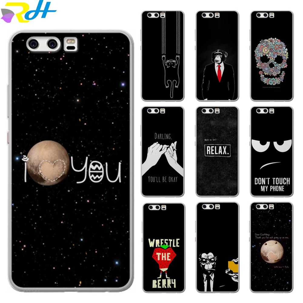 

Black white silicone case for huawei Nova 3 3i case soft TPU Back phone cover for Nova 4 nova 2 Plus funda cover Coque bumper