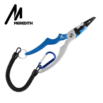 

MEREDITH Aluminium Fishing Pliers Fishing Tools Pliers Multifunctional Stainless Steel Scissors Split Ring Hook Removes Tools