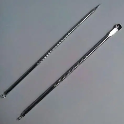 Cheap 2pcs/set Professional blackhead extractor Acne Needle Spot Remover Facial Comedo Remover sugador face care tools Accessories Cheap 2pcs/set Professional blackhead extractor Acne Needle Spot Remover Facial Comedo Remover sugador face care tools Accessories