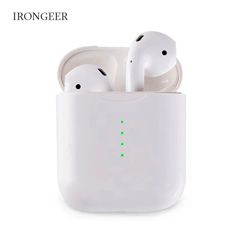 

IRONGEE New i10 TWS Wireless Charging Bluetooth Headset with Microphone Wireless Bluetooth Headset for iOS and Android Phones