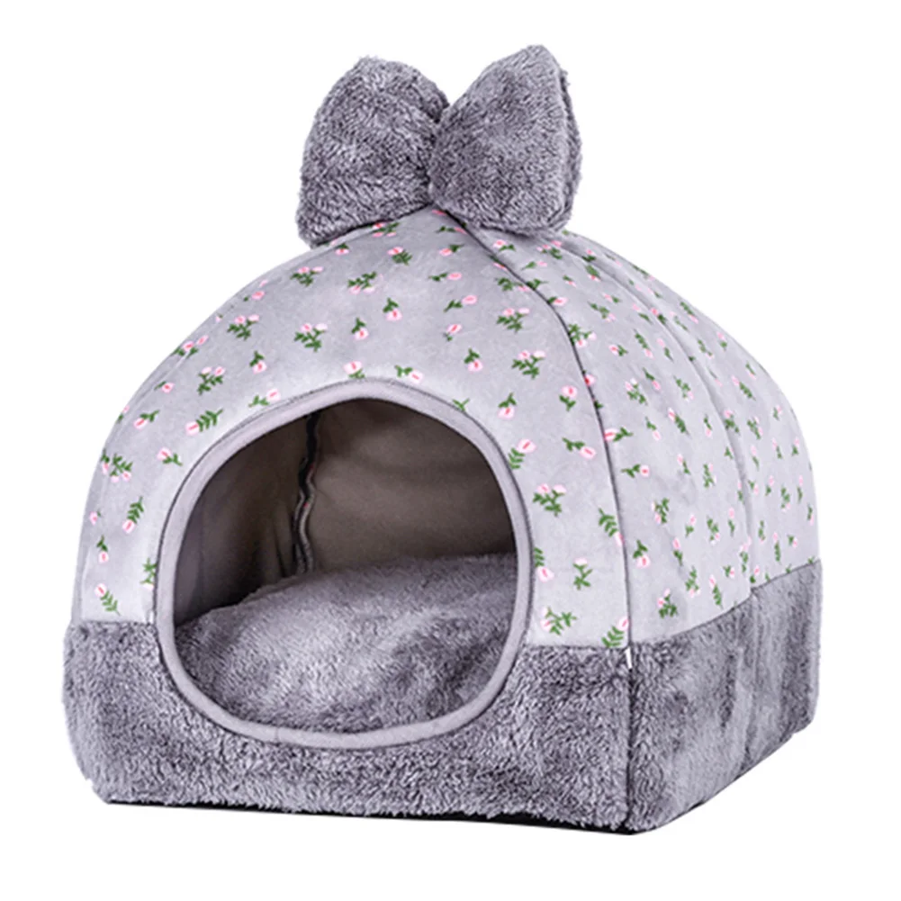 

Durable Pet Supplies Cute Mongolian Foldable Bowknot For Dog/cat Pet House Kitten DIY