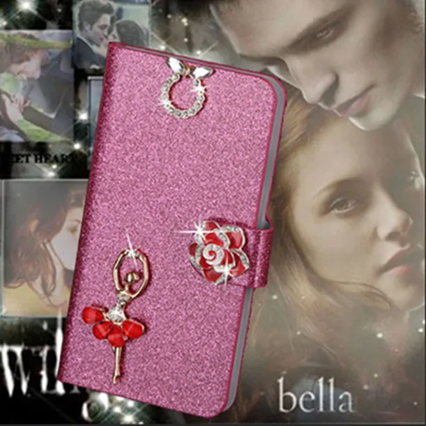 

Luxury PU Leather Wallet Case For Letv Le 1 / S1 X600 Flip Cover Shining Crystal Bling Case with Card Slot & Bling Diamond