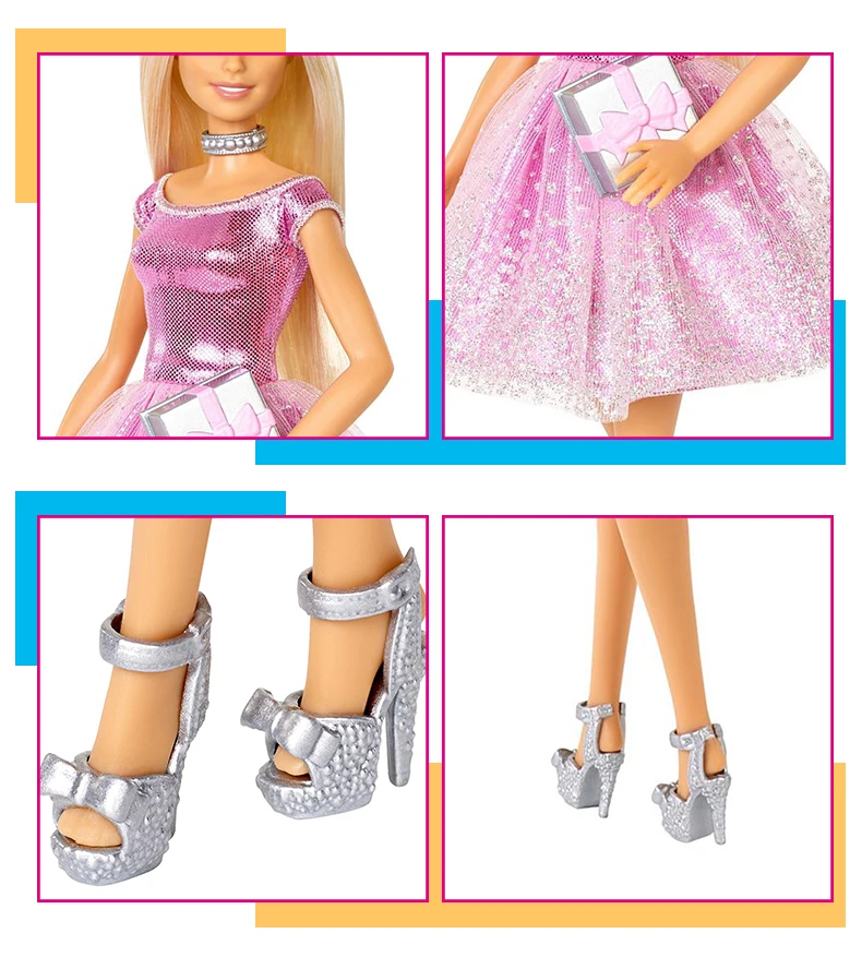 Кукла Барби Ограниченная Коллекция розовая юбка благословение девочка Медвежонок модная игрушка красивая девушка друг Барби Boneca набор режим X8428