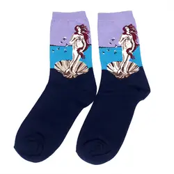 Художественный Ретро известный носки серии унисекс Спорт на открытом воздухе мужской женский удобные носки спортивные носки для пеших