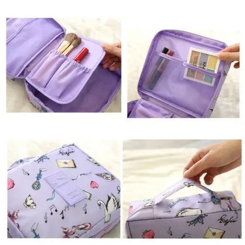 Waterproof Cosmetic Makeup Purse Wash Bags Organizer Pouch Pencil Case Travel Cosmetic Bags 2019 New