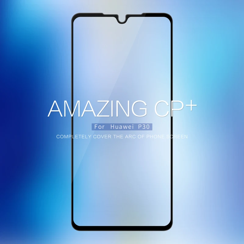 Закаленное стекло для Huawei P40 P30 Lite Nillkin CP + 2.5D полное клеевое Защитное экрана
