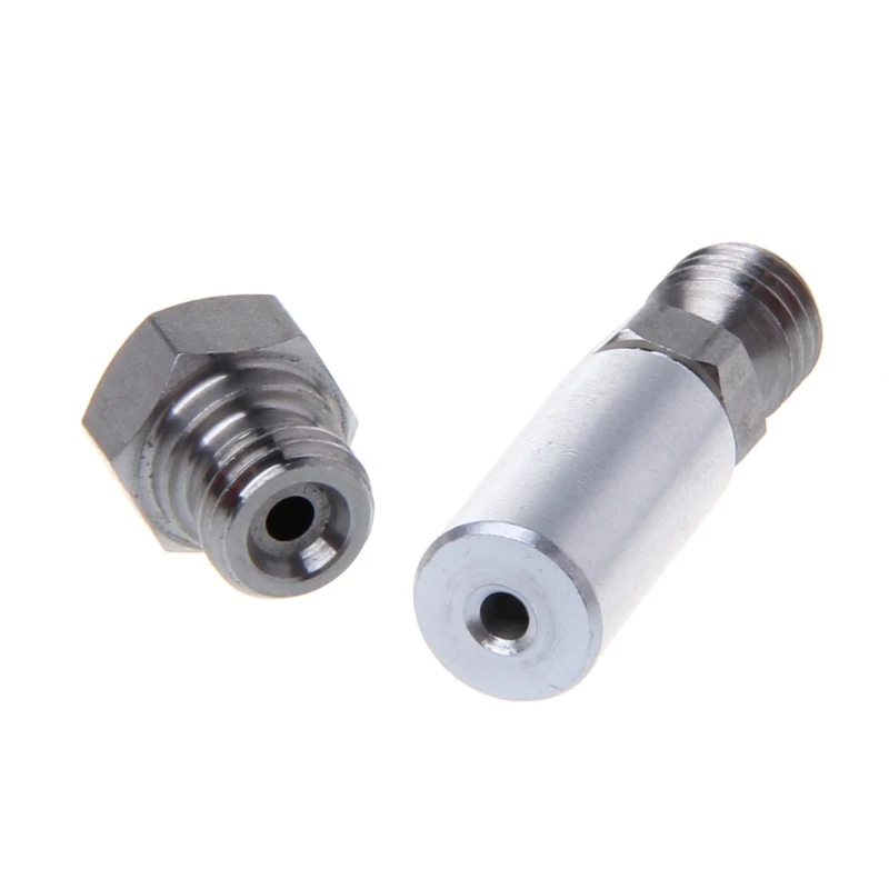 MK10 все металлические Hotend Kit M7 сопло 0 4 мм 1 75 тепловой барьер трубка|Детали и