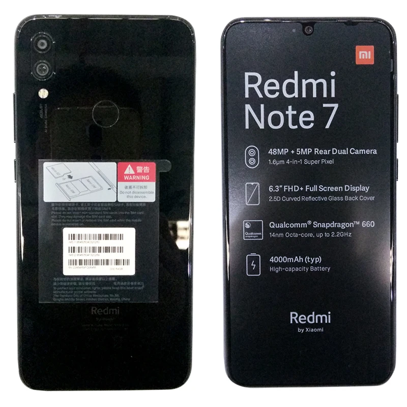 Глобальная версия Xiaomi Redmi Note 7 4 ГБ 64 Гб Смартфон|Смартфоны| |