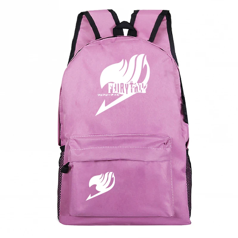 Красивый рюкзак "Хвост Феи" для мальчиков и девочек, школьный рюкзак Mochila для мужчин и женщин,, рюкзак для ноутбука, рюкзак для подростков - Цвет: 1