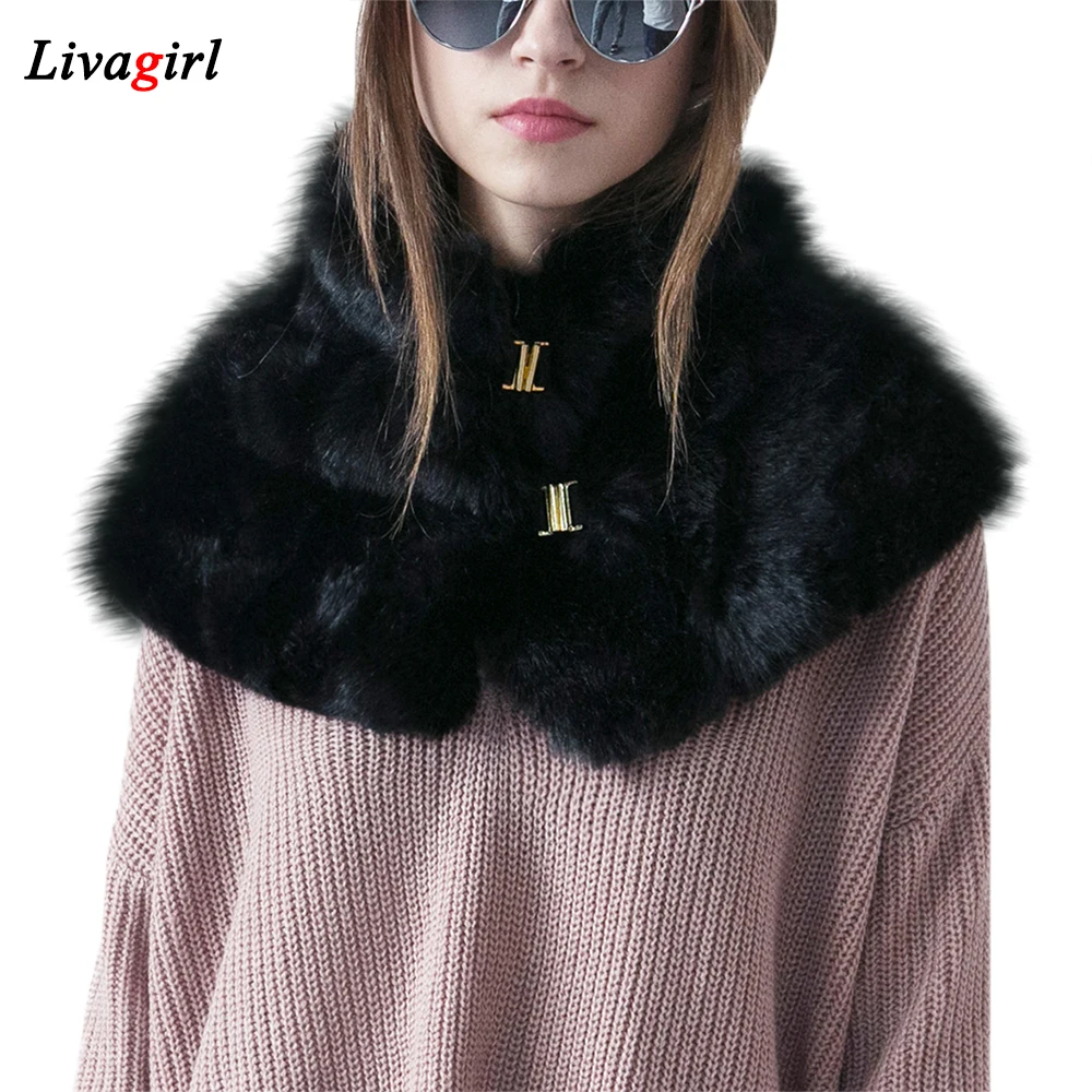 Fashion Lady Shawl Women's Big Soft Fur Coat Cloak Elegant