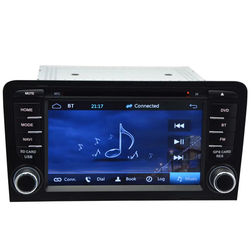 Автомагнитола 2 Din с емкостным экраном DVD плеер для Audi A3 S3 2003 2012 стерео головное