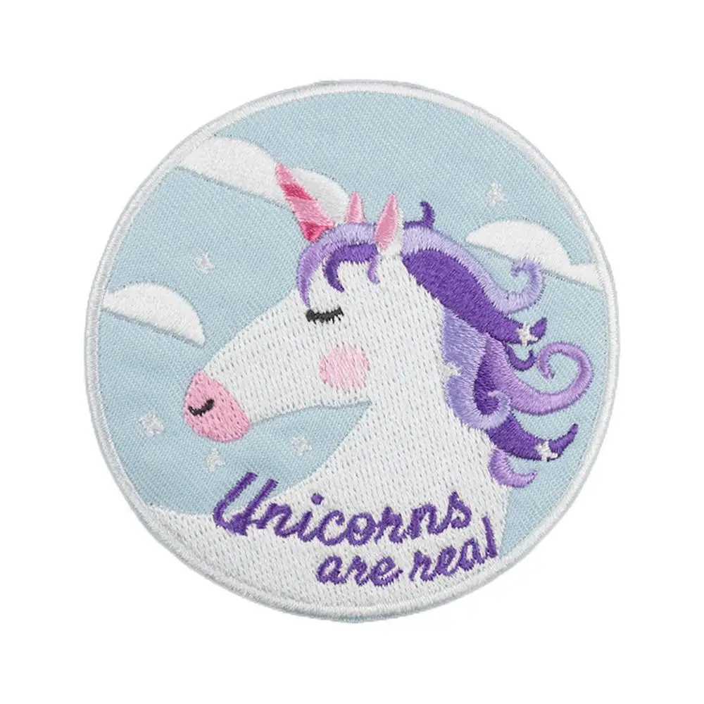 Патчи для вышивки Unicorn are neal утюжок шитья одежды накладки спереди с мультяшной