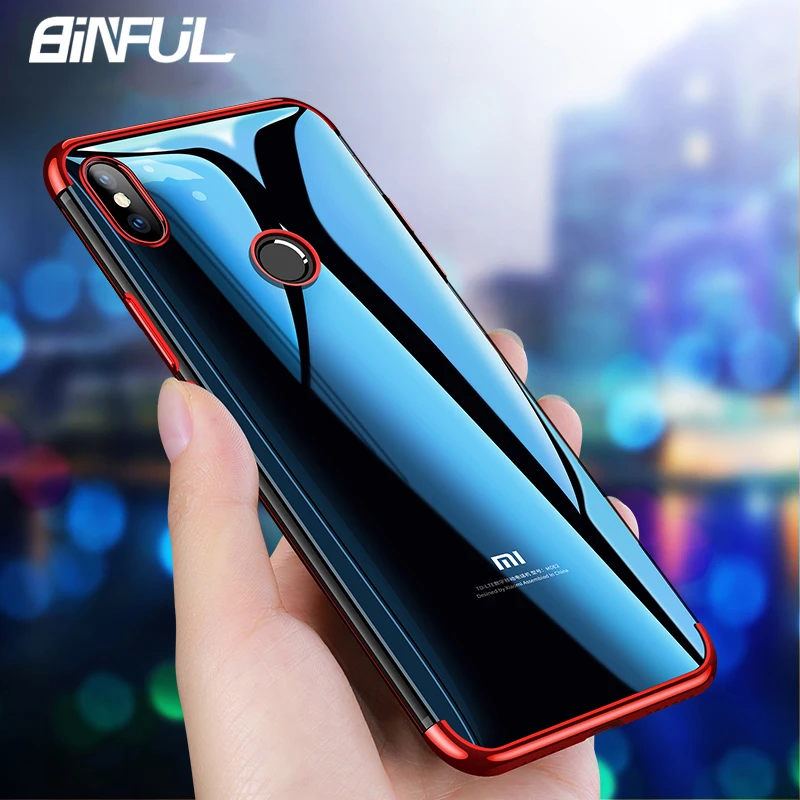 Чехол для Xiaomi Mi 8 SE прозрачный мягкий силиконовый тонкий чехол из ТПУ с покрытием