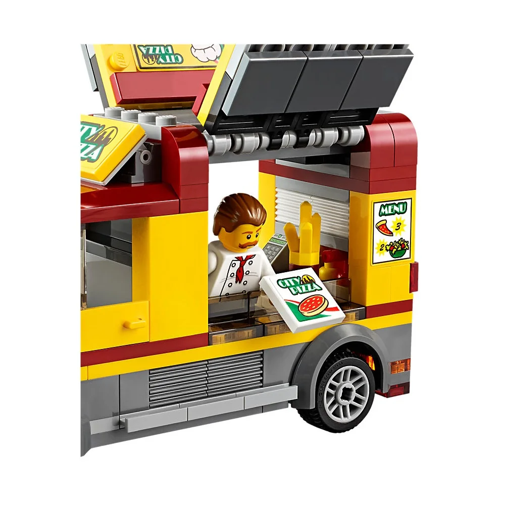 Пиццы Ван совместимы с Legoe City Great Vehicles 60150 строительные блоки игрушки для детей