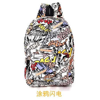 

011418 new hot children cartoon printing backpack student school bag