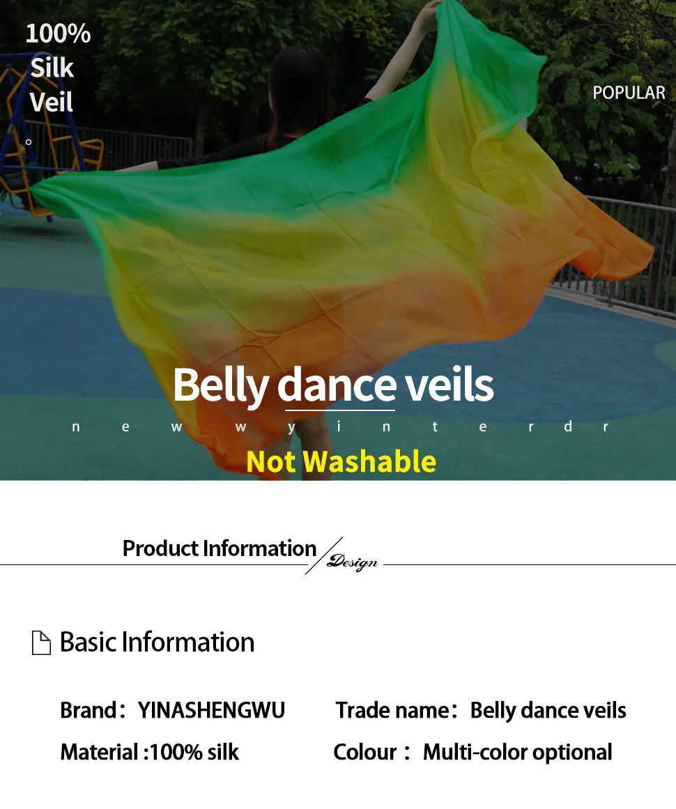 По индивидуальному заказу натуральный шелк танец живота вуаль 200/250/300 см покрашенного вручную танцевальная шелковая вуаль градиент Цвет танцевальная аксессуар Фата 5 размеров