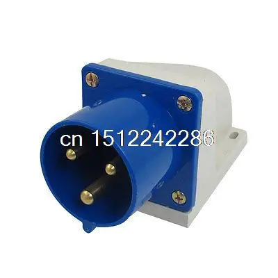 220 В переменного тока 250 32A 2 P + E IEC309 промышленная вилка для монтажа на панели|panel