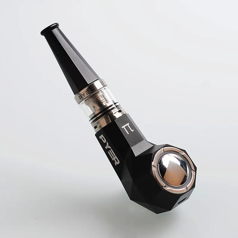 

Original THC Thunderhead Creations Pyer Pipe 1000mAh Battery Mod + 2ml 1.0 / 0.55 Ohm Tank Starter Vape Kit