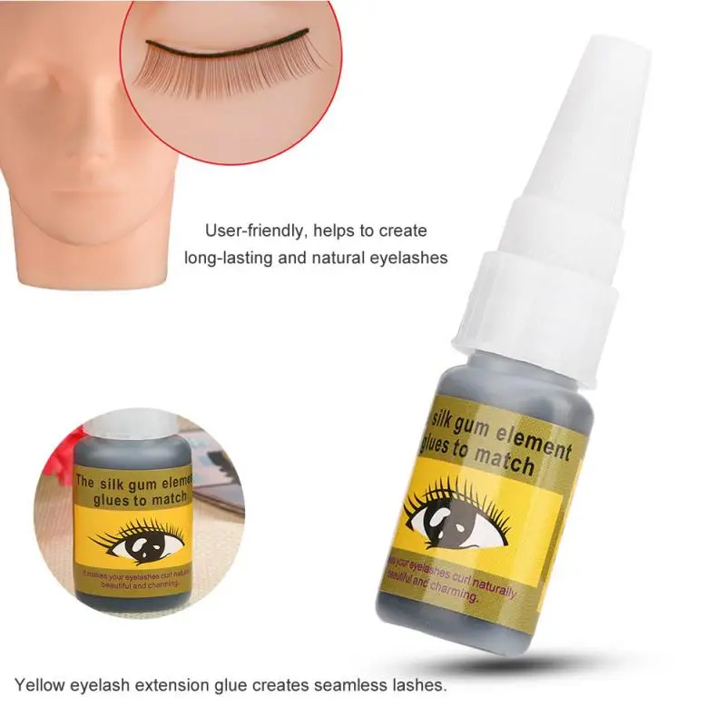 Model Head False Eyelashes Practice Extension Adhesive Slight Smell