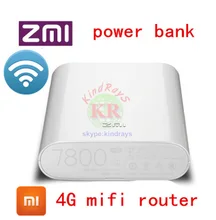 Оригинальный Новый Xiaomi Zmi MF855 7800 МАЧ мифи 3 Г 4 Г Беспроводной Wi-Fi маршрутизатор Мобильный Банк Питания 7800 мАч Micro USB пк mf910 e5573 y854