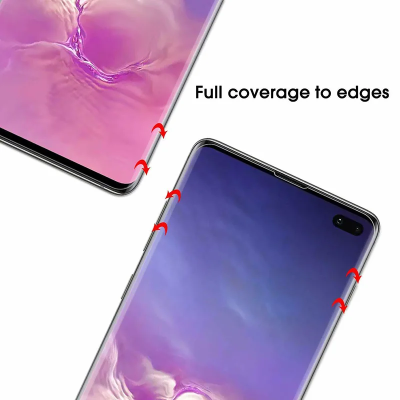 Прозрачная мягкая Гидрогелевая пленка для экрана из ТПУ Samsung S10 Plus Lite новое